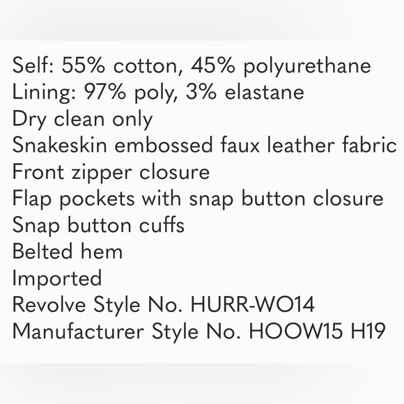 NWOT H:urs oversized cruze jacket in dark brown - Picture 7 of 7